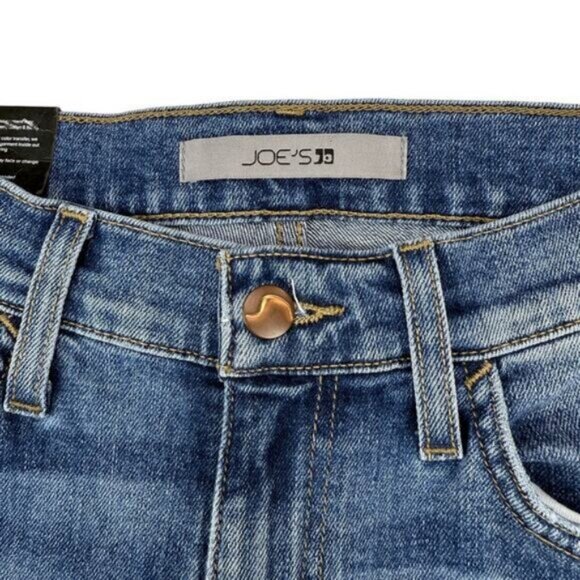 Joe's Jeans Scout Tomboy Mid Rise Slim Leg Jean In Kaelan Blue Women's Size 23 - Picture 4 of 7